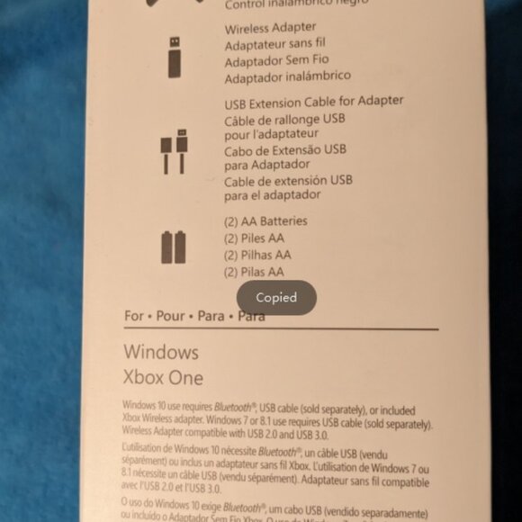 Xbox Controller with Wireless Adapter for PC - Picture 3 of 7